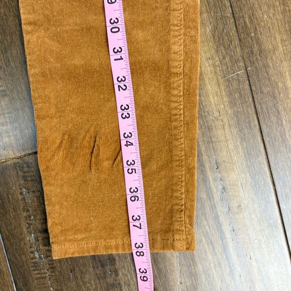 Size 10 Old Navy Tan/Golden Brown Rockstar High Rise Corduroy Pants Slacks - Picture 4 of 9